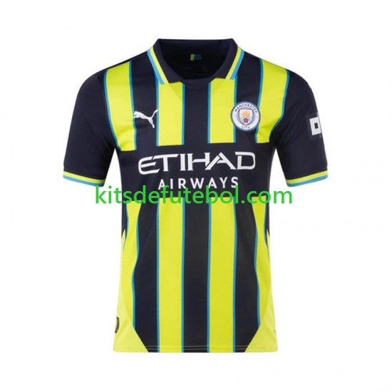 Camisola Manchester City Homem Equipamento alternativo 2024-2025 Mangas Curtas
