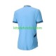 Camisola Manchester City Azul Homem Equipamento principal 2024-2025 Mangas Curtas