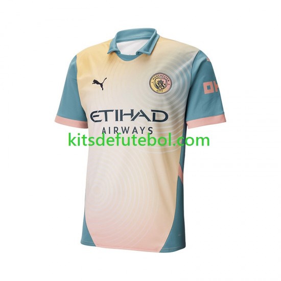 Camisola Manchester City Homem Quarto equipamento 2024-2025 Mangas Curtas
