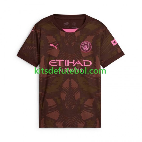 Camisola de Guarda-redes Manchester City Homem Equipamento principal 2024-2025 Mangas Curtas