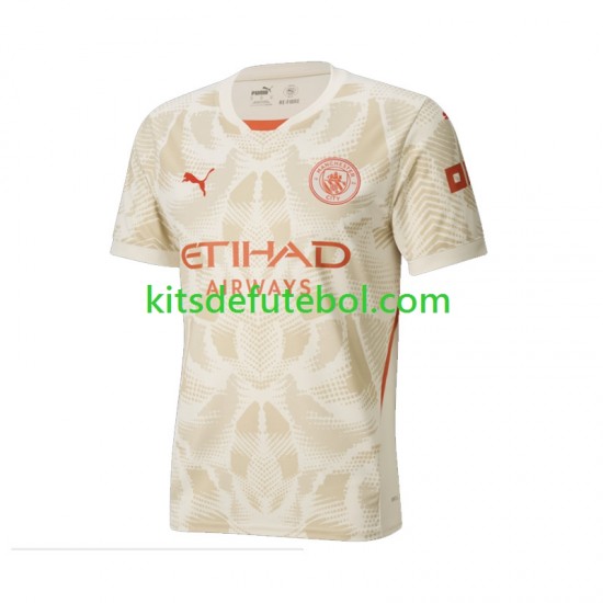 Camisola de Guarda-redes Manchester City Homem Terceiro equipamento 2024-2025 Mangas Curtas