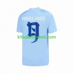 Camisola Seleção da Japonesa Manchester City Haaland 9 ese Tour Printing Homem Equipamento principal 2023-2024 Mangas Curtas