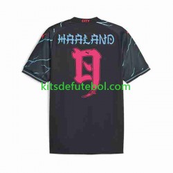 Camisola Seleção da Japonesa Manchester City Haaland 9 ese Tour Printing Homem Terceiro equipamento 2023-2024 Mangas Curtas