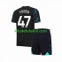 Camisola Manchester City Phil Foden 47 Criança Terceiro equipamento 2023-2024 Mangas Curtas