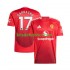 Camisola Manchester United Vermelho Alejandro Garnacho 17 Homem Equipamento principal 2024-2025 Mangas Curtas