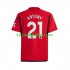 Camisola Manchester United Antony Matheus 21 Homem Equipamento principal 2023-2024 Mangas Curtas