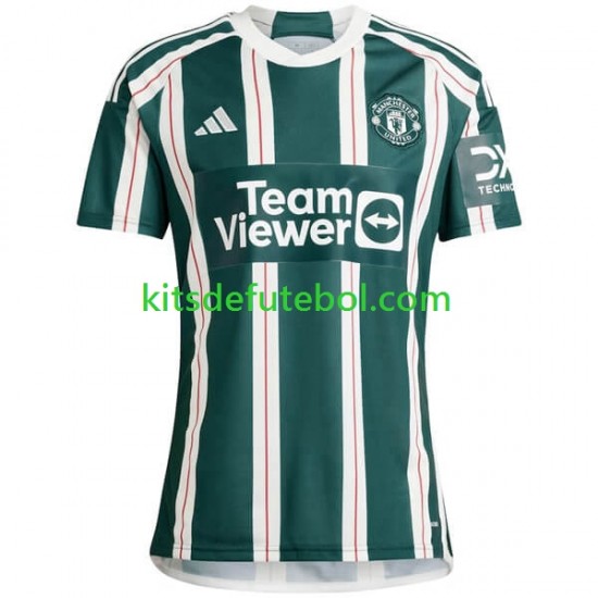 Camisola Manchester United Homem Equipamento alternativo 2023-2024 Mangas Curtas