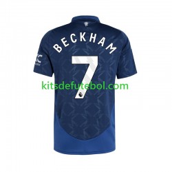 Camisola Manchester United Beckham 7 Homem Equipamento alternativo 2024-2025 Mangas Curtas