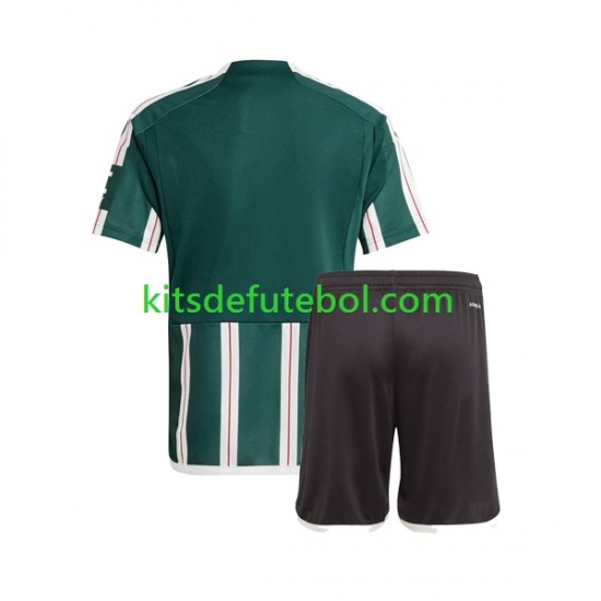 Camisola Manchester United Criança Equipamento alternativo 2023-2024 Mangas Curtas