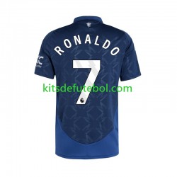 Camisola Manchester United Cristiano Ronaldo 7 Homem Equipamento alternativo 2024-2025 Mangas Curtas