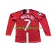 Camisola Retrô Manchester United Cristiano Ronaldo 7 Champion League Homem Equipamento principal 2007 Mangas Compridas