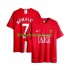 Camisola Retrô Manchester United Cristiano Ronaldo 7 Champion League Homem Equipamento principal 2007 Mangas Curtas