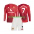 Camisola Manchester United Cristiano Ronaldo 7 Criança Equipamento principal 2024-2025 Mangas Compridas