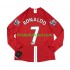 Camisola Retrô Manchester United Cristiano Ronaldo 7 Homem Equipamento principal 2007 Mangas Compridas