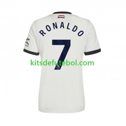 Camisola Manchester United Cristiano Ronaldo 7 Homem Terceiro equipamento 2024-2025 Mangas Curtas