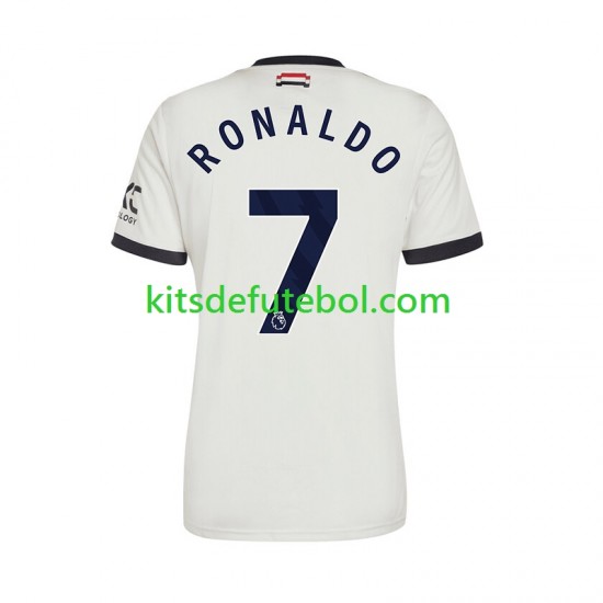 Camisola Manchester United Cristiano Ronaldo 7 Homem Terceiro equipamento 2024-2025 Mangas Curtas