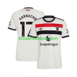 Camisola Manchester United GARNACHO 17 Homem Terceiro equipamento 2024-2025 Mangas Curtas