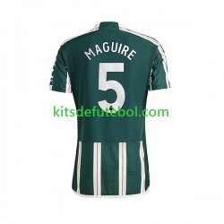 Camisola Manchester United Harry Maguire 5 Homem Equipamento alternativo 2023-2024 Mangas Curtas