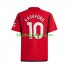 Camisola Manchester United Marcus Rashford 10 Homem Equipamento principal 2023-2024 Mangas Curtas