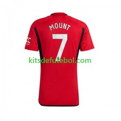 Camisola Manchester United Mount 7 Homem Equipamento principal 2023-2024 Mangas Curtas