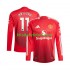Camisola Manchester United Rasmus Hojlund 11 Homem Equipamento principal 2024-2025 Mangas Compridas