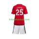 Camisola Manchester United Sancho 25 Criança Equipamento principal 2023-2024 Mangas Curtas