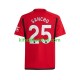 Camisola Manchester United Sancho 25 Homem Equipamento principal 2023-2024 Mangas Curtas