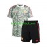 Camisola Manchester United Stone Roses Criança Equipamento principal 2023-2024 Mangas Curtas