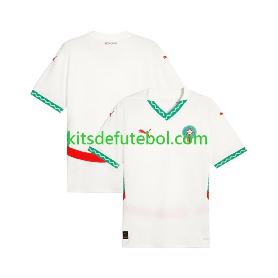 Camisola Seleção da Marroquina Homem Equipamento alternativo 2024 Mangas Curtas