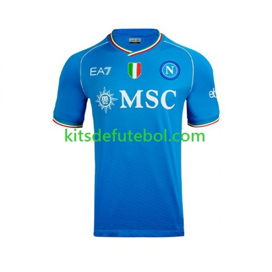 Camisola Napoli Homem Equipamento principal 2023-2024 Mangas Curtas