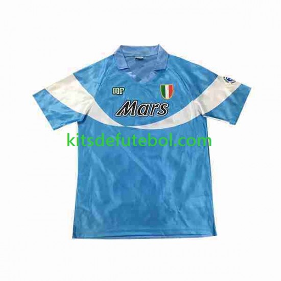 Camisola Retrô Napoli Special Homem Equipamento principal 1990 1991 Mangas Curtas