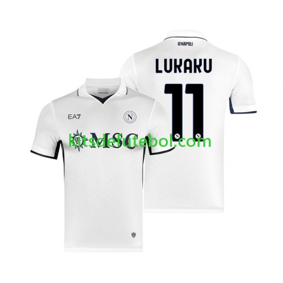 Camisola Napoli Lukaku 11 Homem Equipamento alternativo 2024-2025 Mangas Curtas