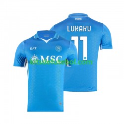 Camisola Napoli Lukaku 11 Homem Equipamento principal 2024-2025 Mangas Curtas