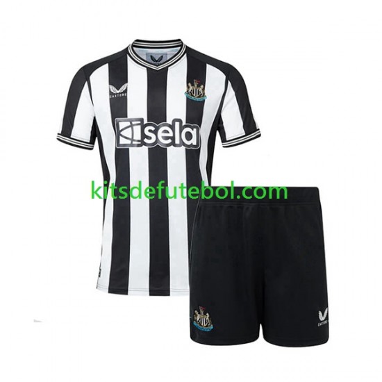 Camisola Newcastle United Criança Equipamento principal 2023-2024 Mangas Curtas