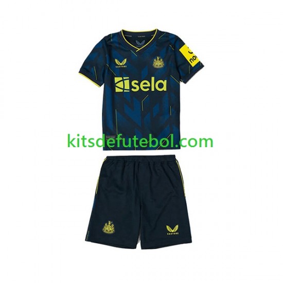 Camisola Newcastle United Criança Terceiro equipamento 2023-2024 Mangas Curtas
