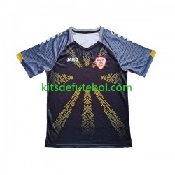 Camisola Seleção da Macedónia do Norte Homem Terceiro equipamento 2023 Mangas Curtas