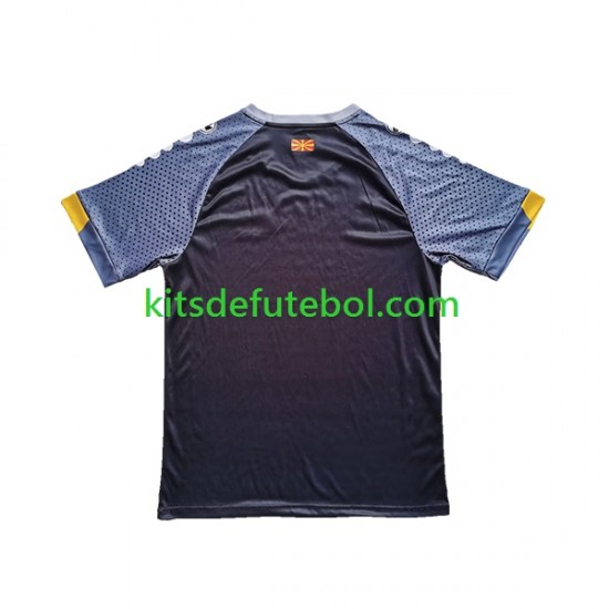 Camisola Seleção da Macedónia do Norte Homem Terceiro equipamento 2023 Mangas Curtas