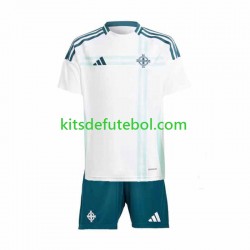 Camisola Seleção da Norte-Irlandesa Criança Equipamento alternativo 2024 Mangas Curtas