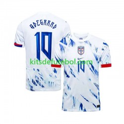 Camisola Seleção da Norueguesa Martin Odegaard 10 Homem Equipamento alternativo 2024 Mangas Curtas