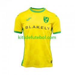 Camisola Norwich City Homem Equipamento principal 2024-2025 Mangas Curtas