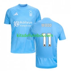 Camisola Nottingham Forest Chris Wood 11 Homem Terceiro equipamento 2024-2025 Mangas Curtas