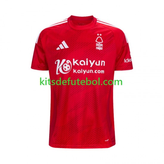 Camisola Nottingham Forest Homem Equipamento principal 2024-2025 Mangas Curtas