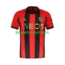 Camisola OGC Nice Homem Equipamento principal 2024-2025 Mangas Curtas