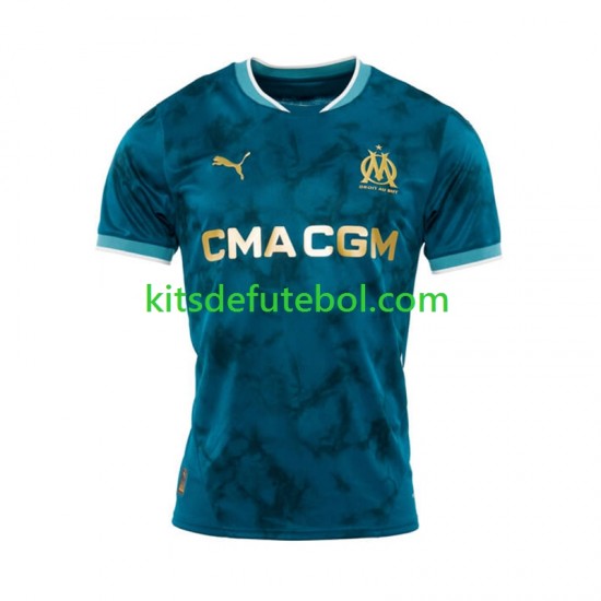 Camisola Olympique de Marseille Homem Equipamento alternativo 2024-2025 Mangas Curtas