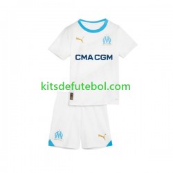 Camisola Olympique de Marseille Criança Equipamento principal 2023-2024 Mangas Curtas