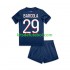 Camisola Paris Saint-Germain Bradley Barcola 29 Criança Equipamento principal 2024-2025 Mangas Curtas