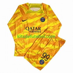 Camisola de Guarda-redes Paris Saint-Germain DONNARUMMA 99 Criança Equipamento alternativo 2023-2024 Mangas Compridas