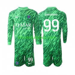 Camisola de Guarda-redes Paris Saint-Germain Gianluigi Donnarumma 99 Criança Equipamento alternativo 2024-2025 Mangas Compridas