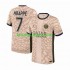 Camisola Paris Saint-Germain Kylian Mbappe 7 Homem Quarto equipamento 2023-2024 Mangas Curtas