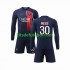 Camisola Paris Saint-Germain Lionel Messi 30 Criança Equipamento principal 2023-2024 Mangas Compridas